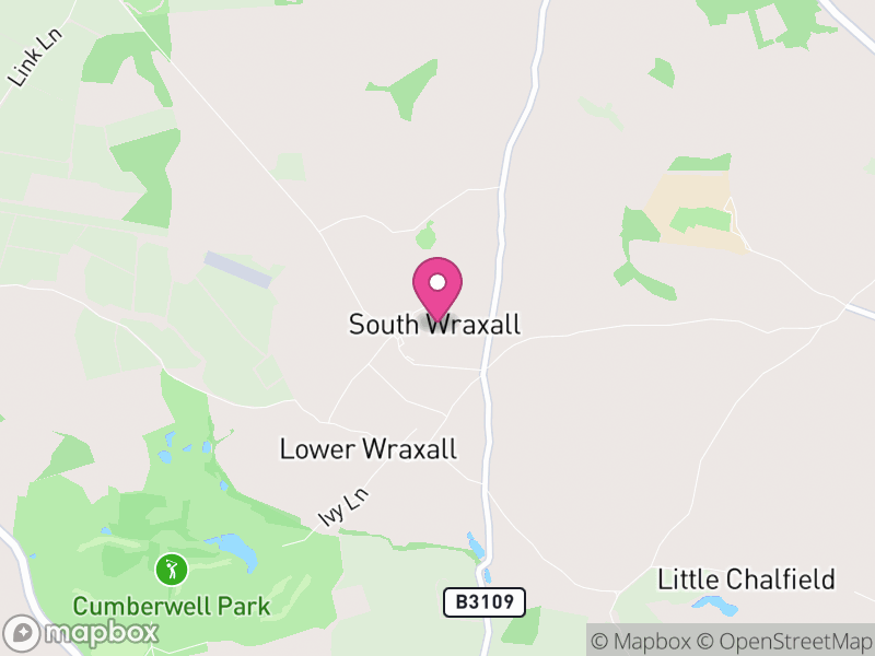 Map of South Wraxall, Wiltshire