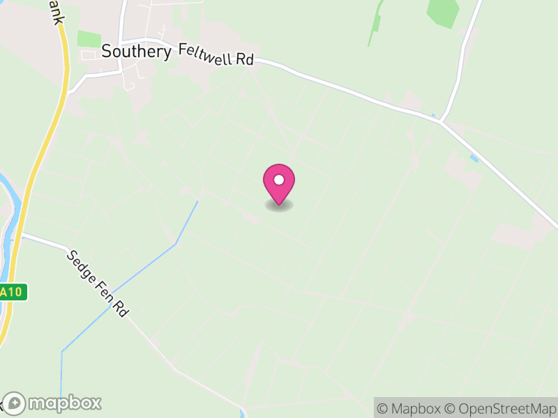 Map of Southery, King's Lynn and West Norfolk