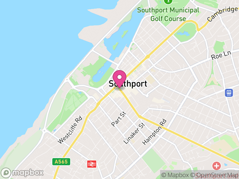Map of Southport