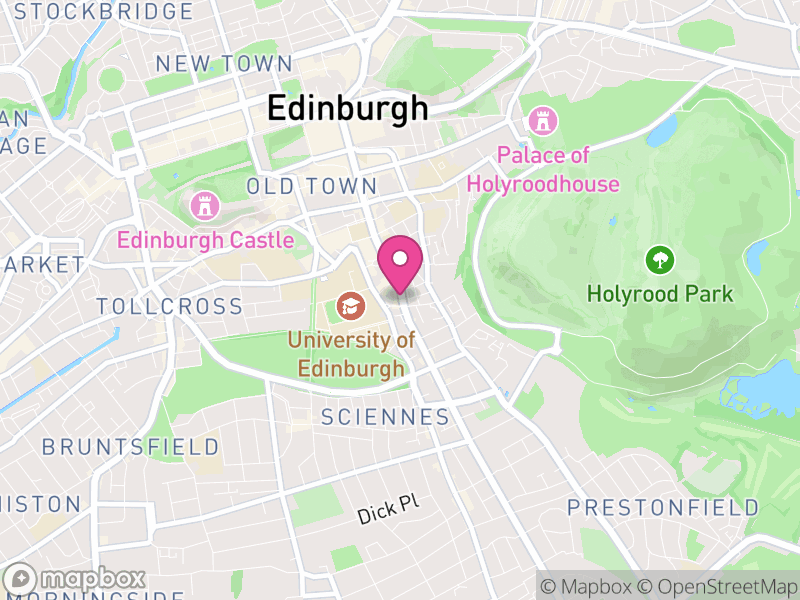 Map of Southside, Edinburgh