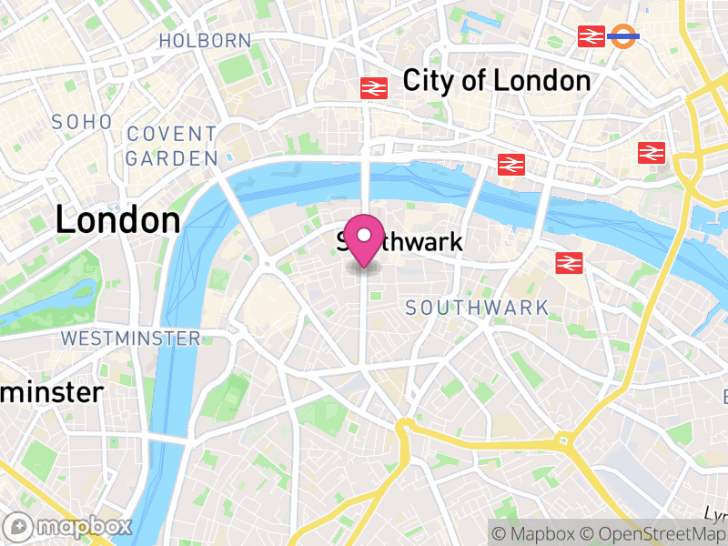 Map of Southwark