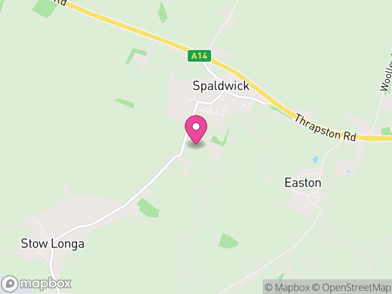 Map of Spaldwick, Huntingdonshire