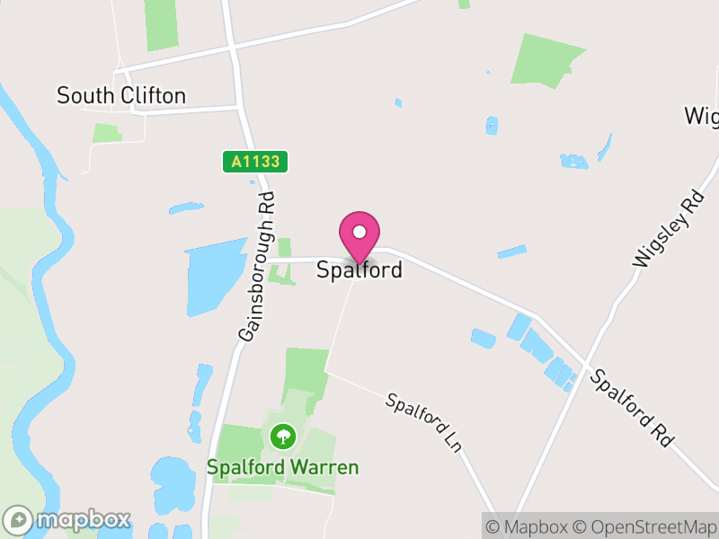 Map of Spalford, Newark and Sherwood