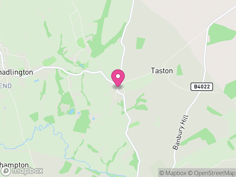 Map of Spelsbury, West Oxfordshire