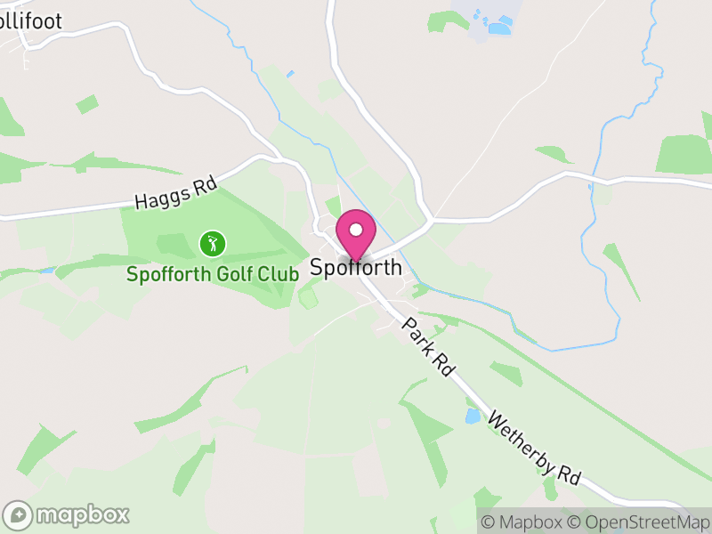 Map of Spofforth with Stockeld, North Yorkshire