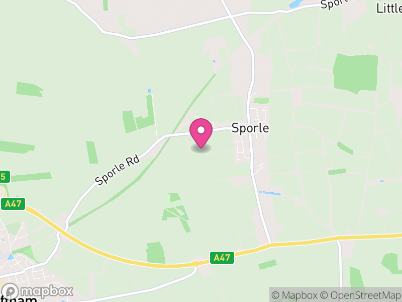Map of Sporle with Palgrave, Breckland