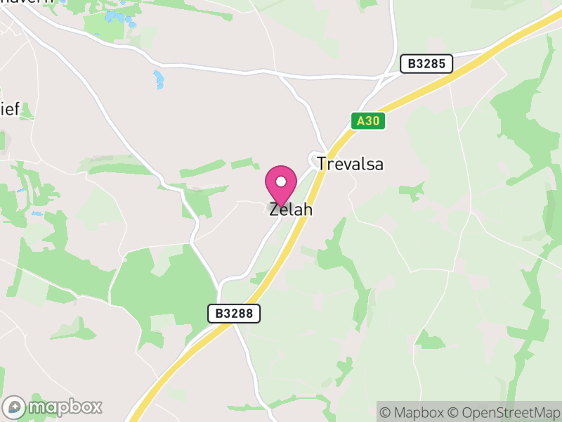 Map of St. Allen, Cornwall