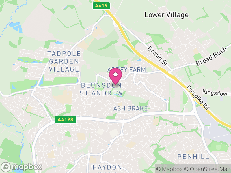 Map of St. Andrews, Swindon