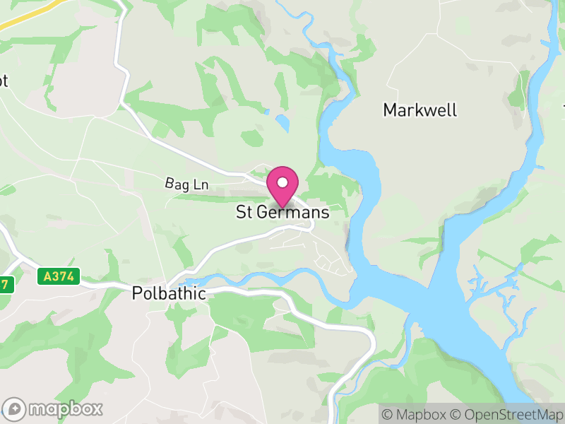 Map of St. Germans, Cornwall