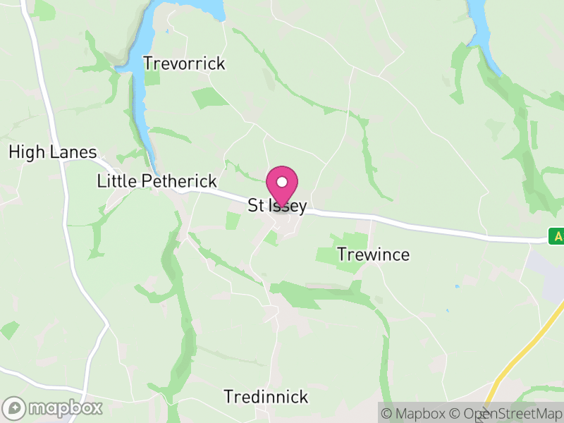 Map of St. Issey, Cornwall