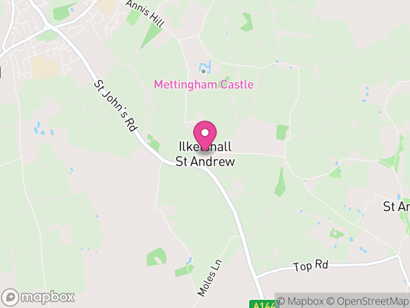 Map of St John, Ilketshall