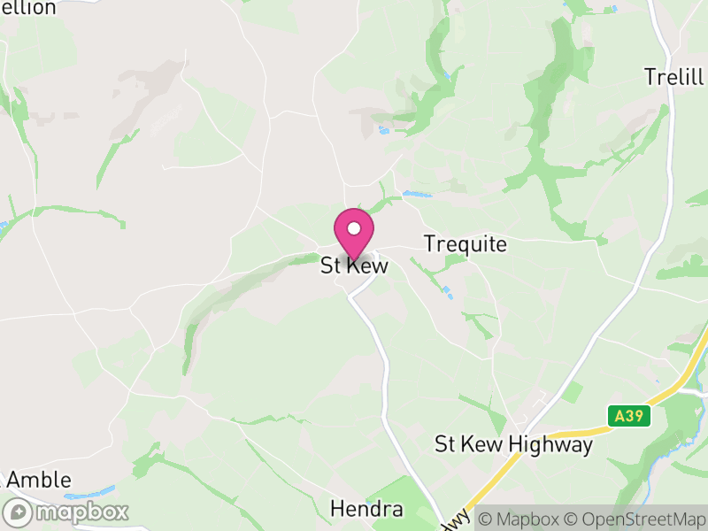 Map of St. Kew, Cornwall