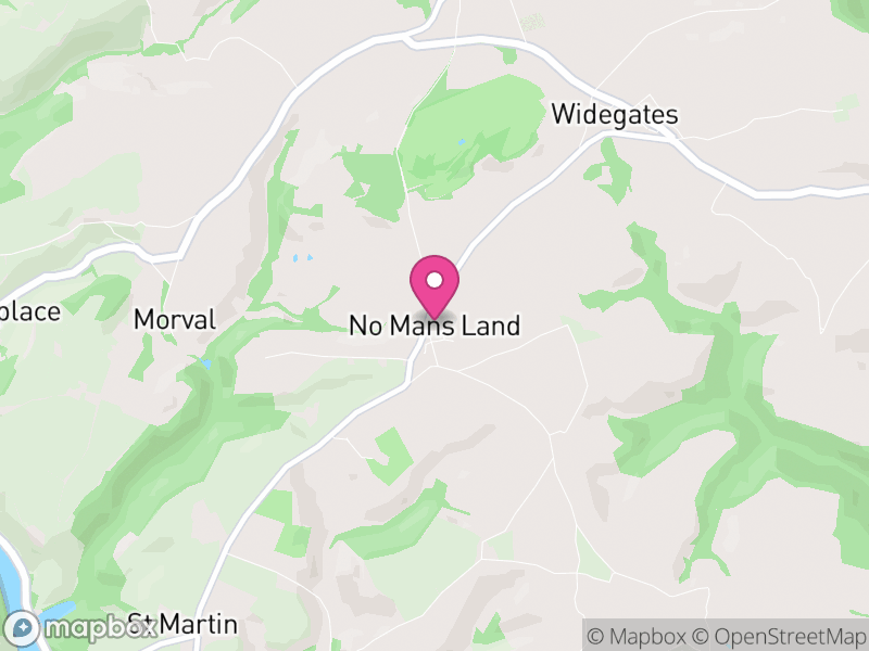 Map of St. Martin-by-Looe, Cornwall