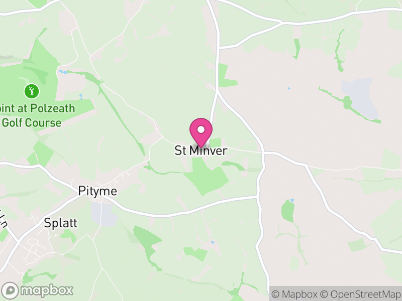 Map of St. Minver Highlands, Cornwall