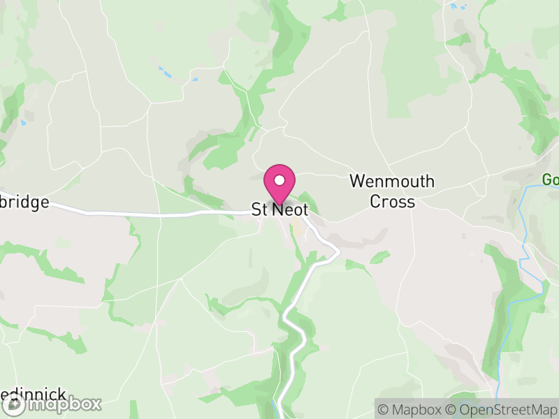 Map of St. Neot, Cornwall