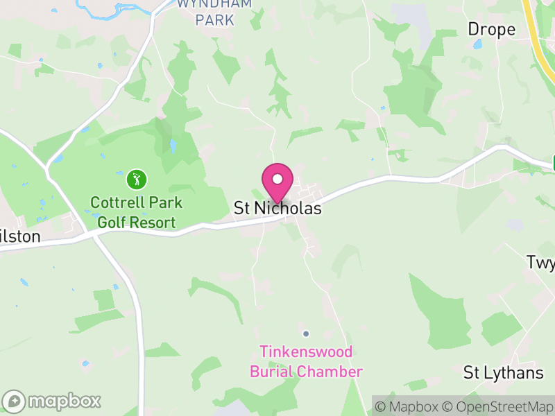 Map of St. Nicholas and Bonvilston, Vale of Glamorgan