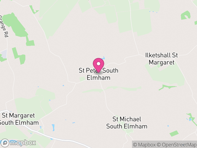 Map of St Peter, South Elmham