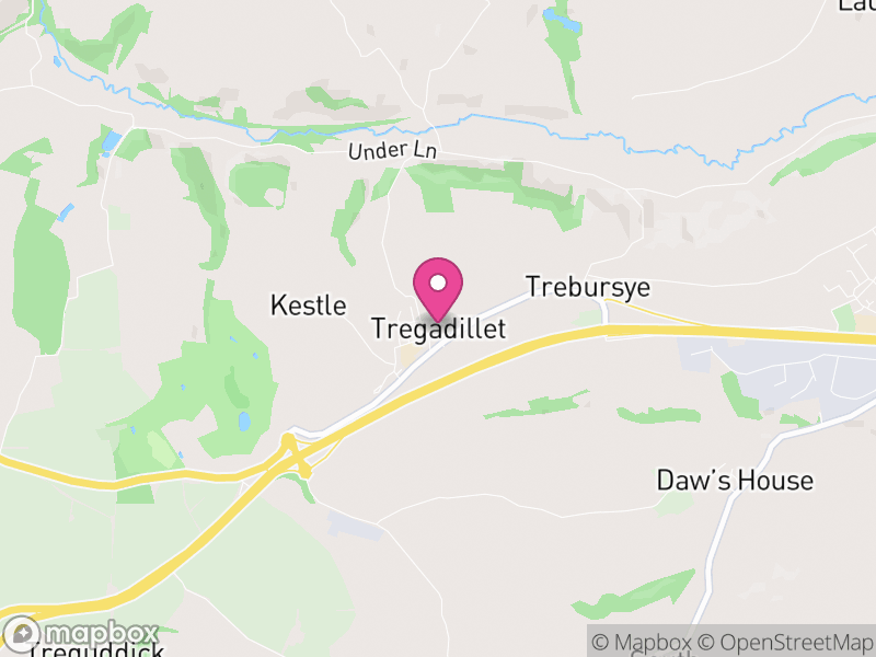 Map of St. Thomas the Apostle Rural, Cornwall