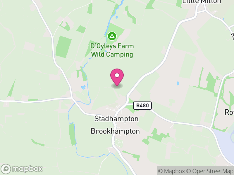 Map of Stadhampton, South Oxfordshire