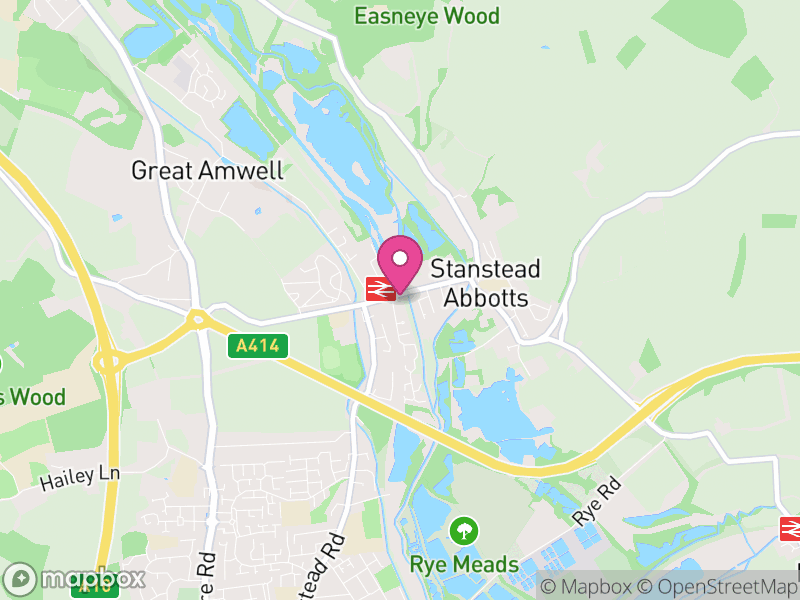 Map of Stanstead St Margarets, East Hertfordshire