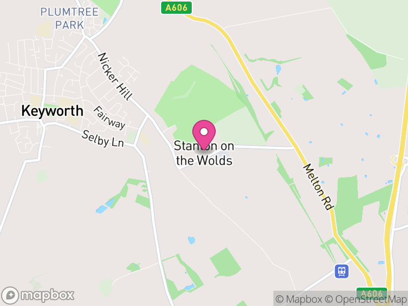 Map of Stanton on the Wolds, Rushcliffe