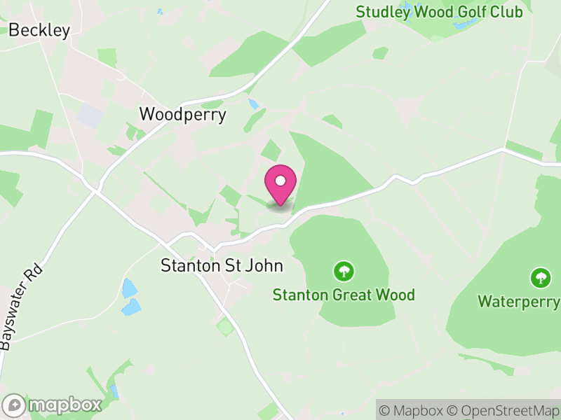 Map of Stanton St John, South Oxfordshire