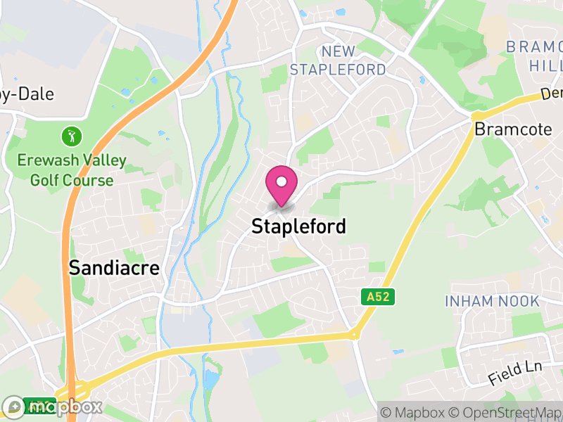 Map of Stapleford, Broxtowe