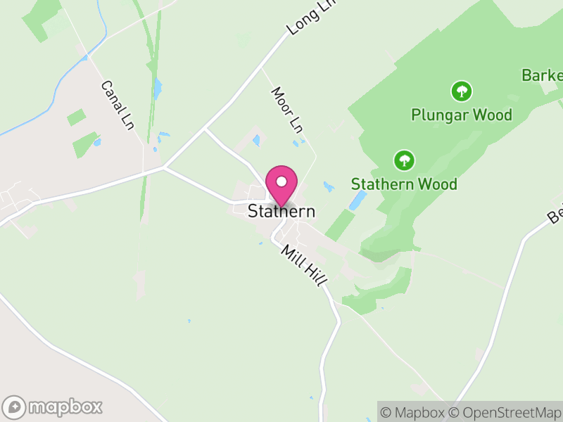 Map of Stathern, Melton