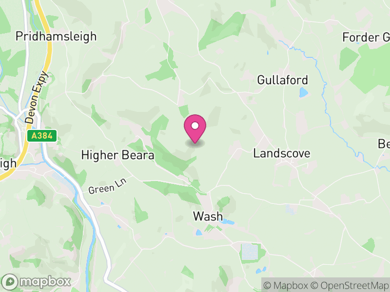 Map of Staverton, South Hams