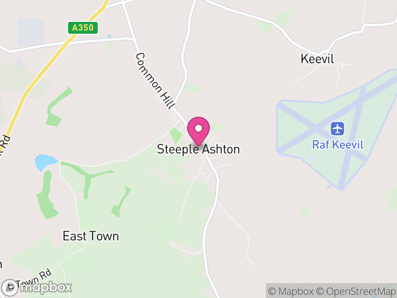 Map of Steeple Ashton, Wiltshire
