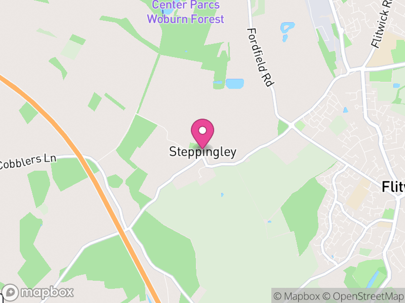 Map of Steppingley, Central Bedfordshire