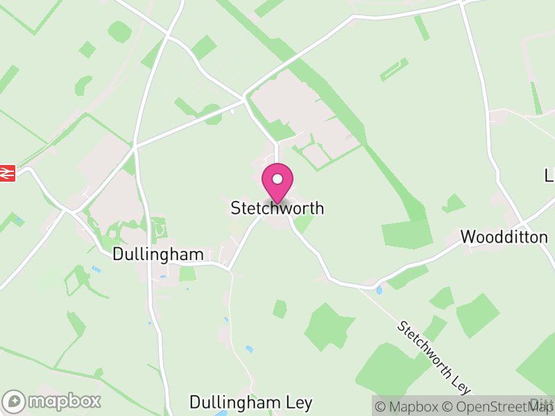 Map of Stetchworth, East Cambridgeshire