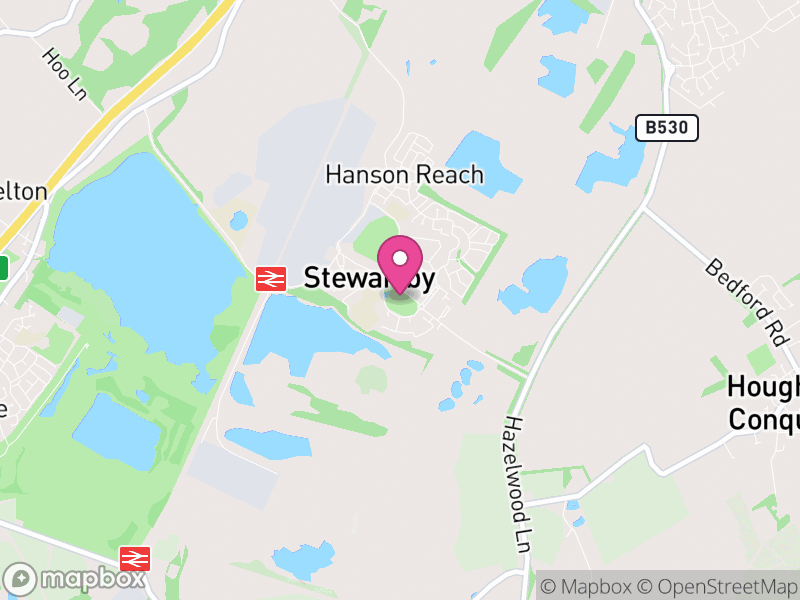 Map of Stewartby, Bedford