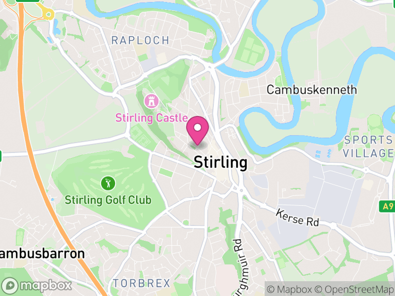 Map of Stirling, Scotland