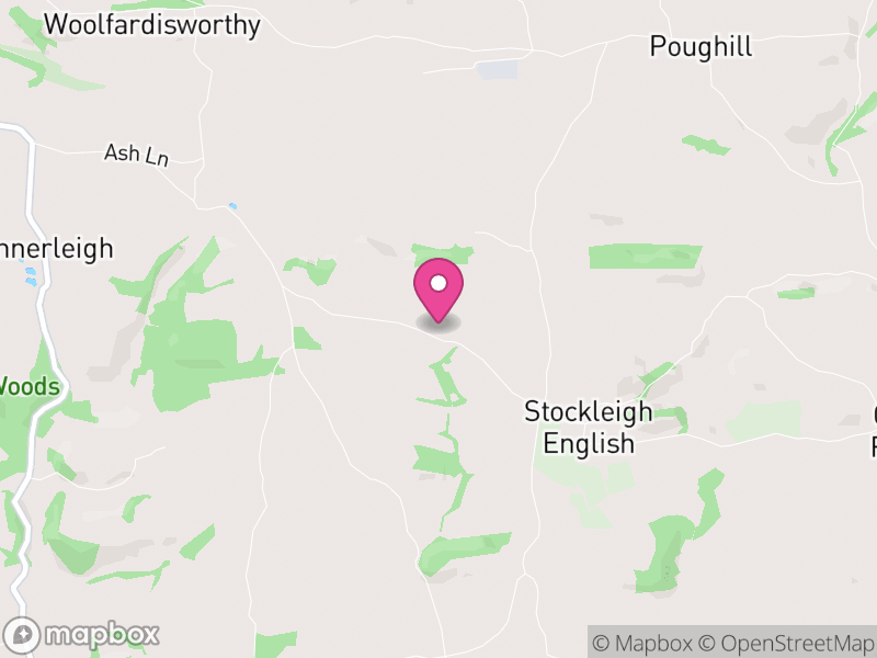 Map of Stockleigh English, Mid Devon