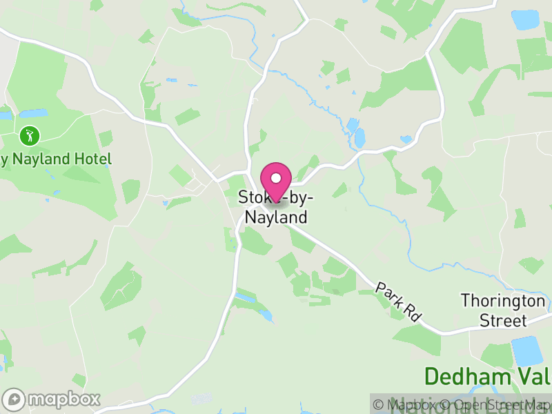 Map of Stoke-by-Nayland, Babergh