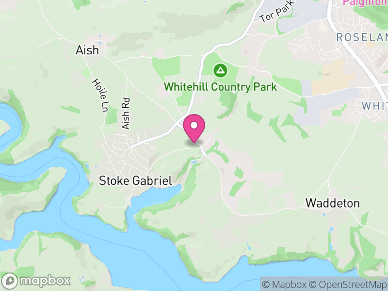 Map of Stoke Gabriel, South Hams