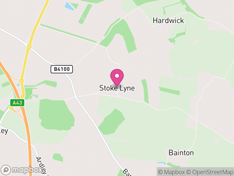 Map of Stoke Lyne, Cherwell