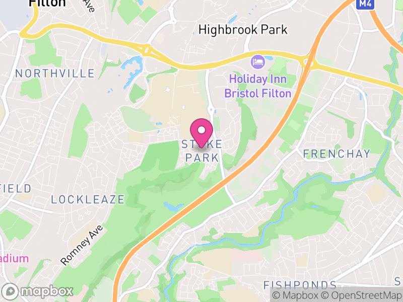 Map of Stoke Park and Cheswick, South Gloucestershire