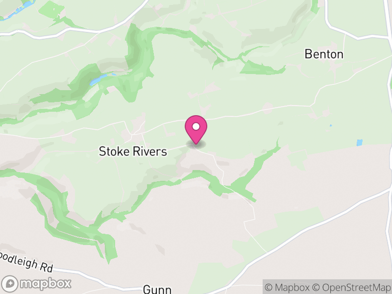 Map of Stoke Rivers, North Devon