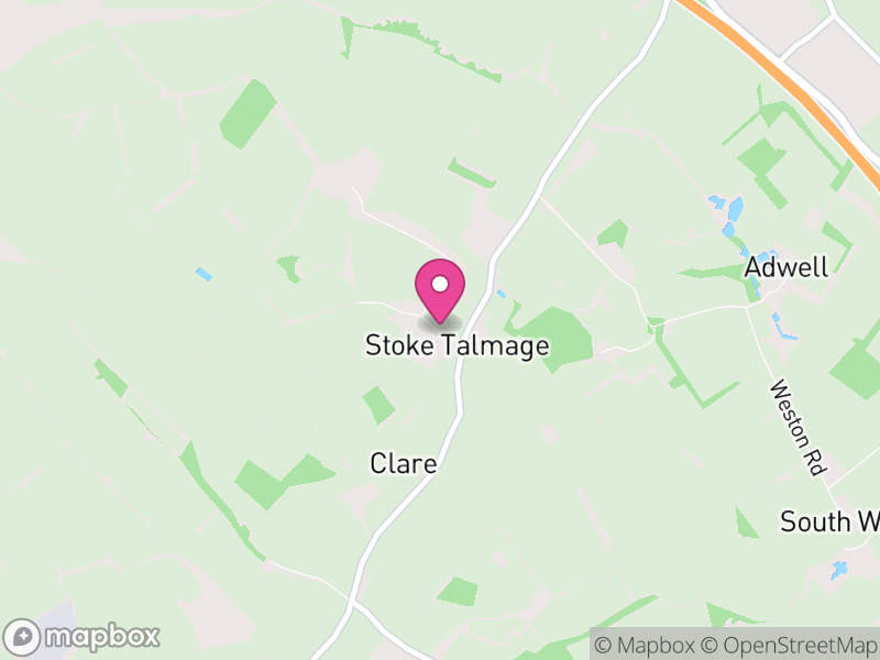 Map of Stoke Talmage, South Oxfordshire