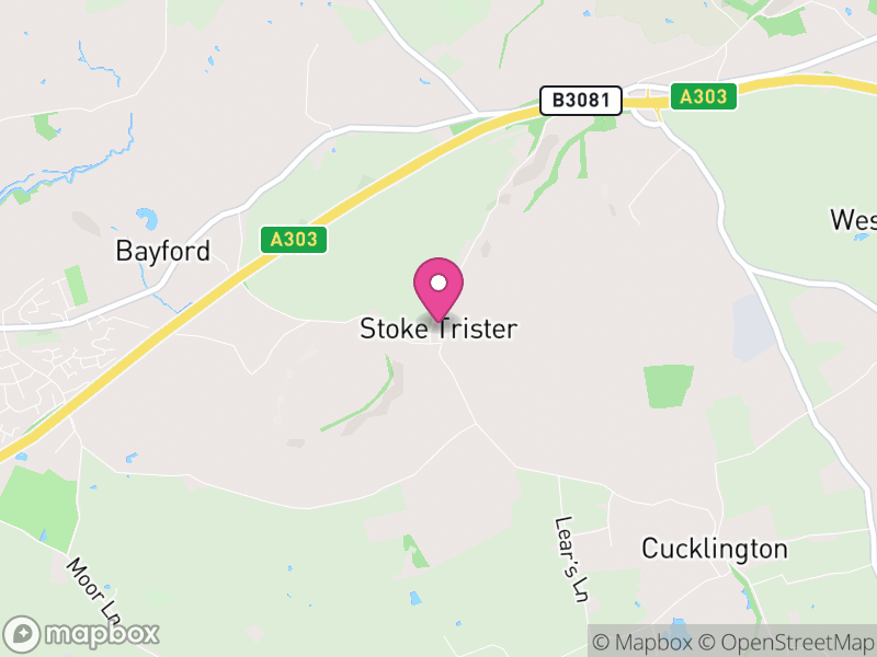 Map of Stoke Trister, Somerset