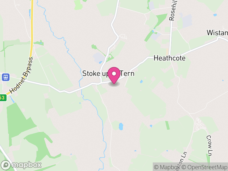 Map of Stoke upon Tern, England