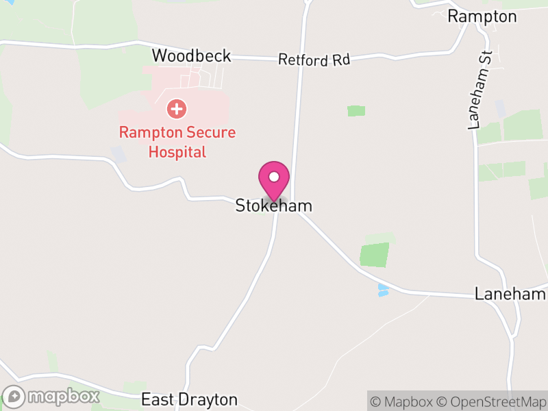 Map of Stokeham, Bassetlaw