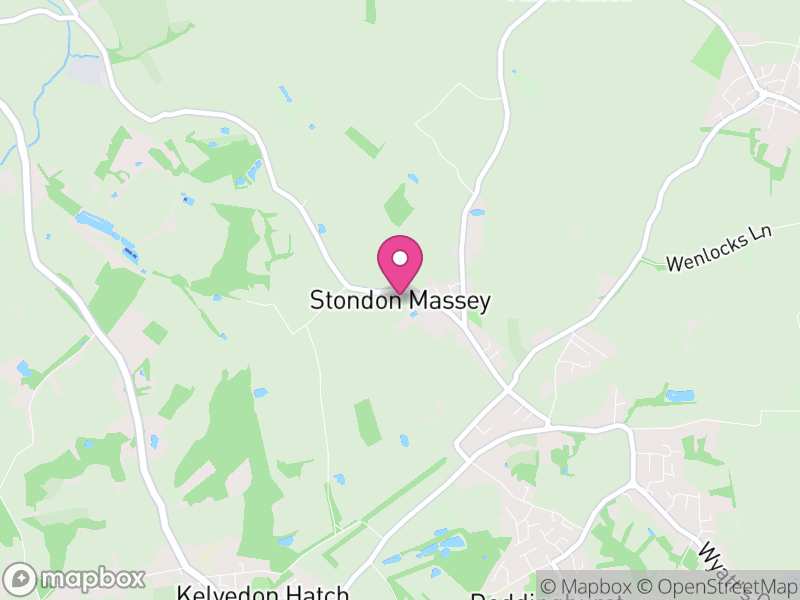 Map of Stondon Massey, Brentwood