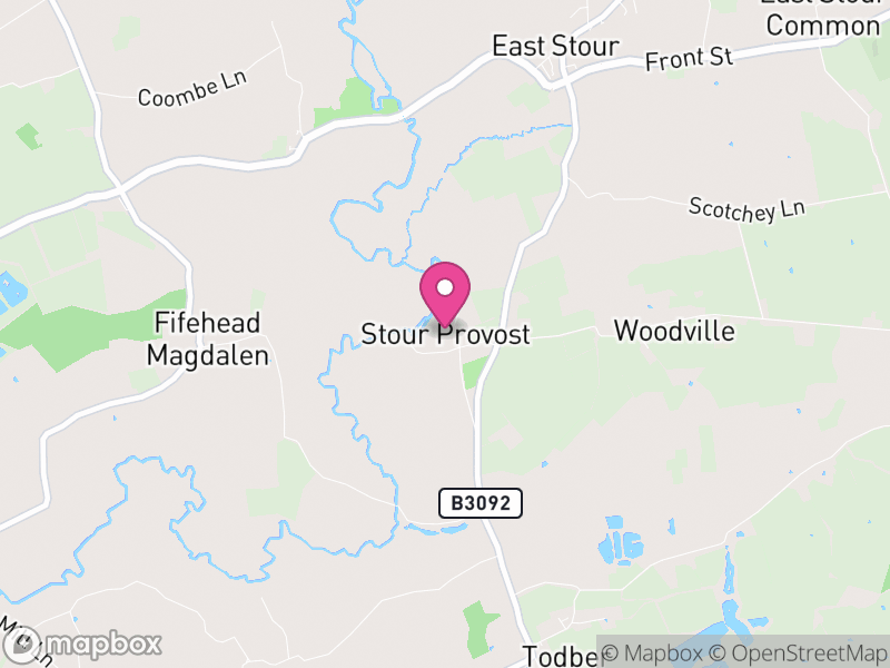 Map of Stour Provost, Dorset