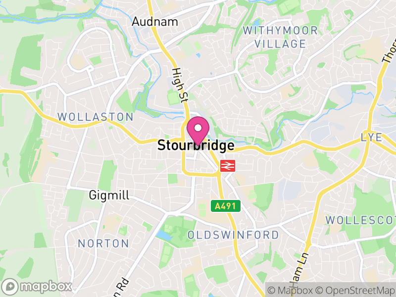 Map of Stourbridge
