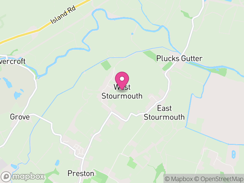 Map of Stourmouth, Dover