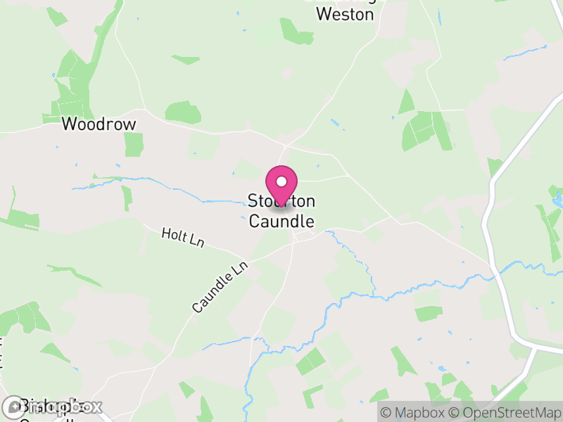 Map of Stourton Caundle, Dorset