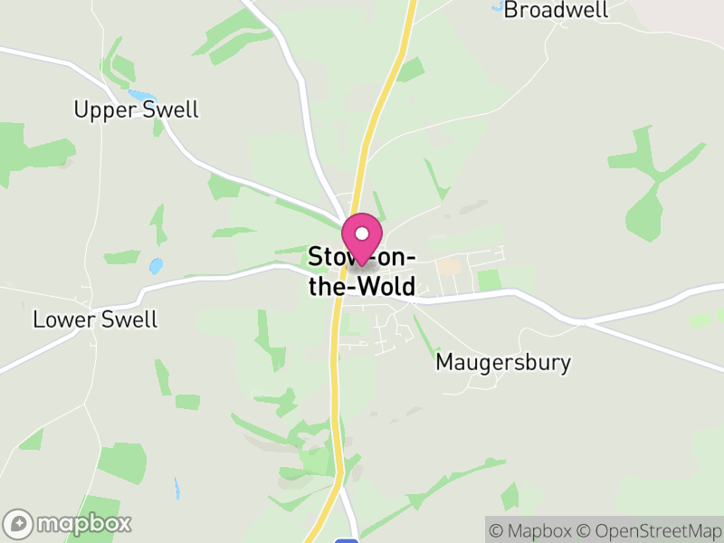 Map of Stow-on-the-Wold, Cotswold